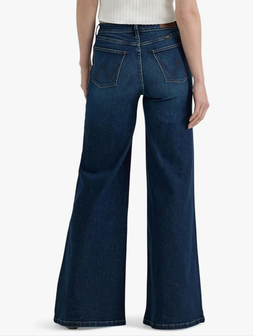 Wrangler Wide Leg Flare Jeans In Paisley New With Tags - Picture 2 of 13